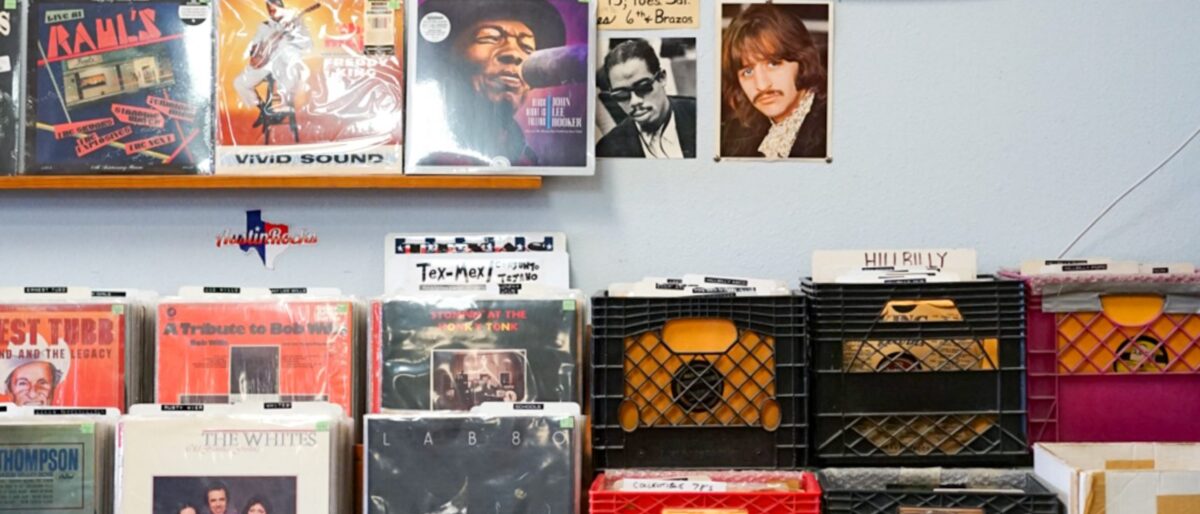 Old School Music At An Old School Store